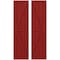 Ekena Millwork Americraft 4-Board Wood 2 Equal Panel Frmd Board-n-Batten Shutters w/Dbl Z-Bar, ARW102BF414X46BRH, PR ARW102BF414X46BRH - alternate 1